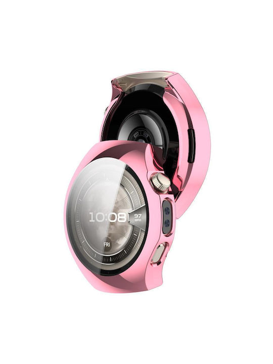 Watch Protection Silicone Case in Pink color for Huawei Watch 5 46mm