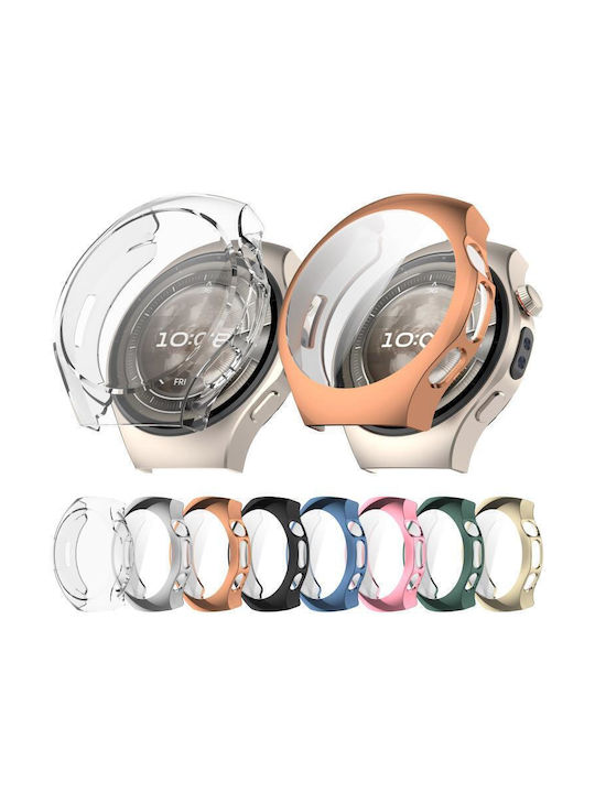 Protecție ceas Carcasă de Silicon în culoarea Auriu pentru Huawei Watch 5 42mm