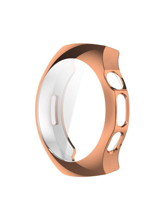Watch Protection Silicone Case in Rose Gold color for Huawei Watch 5 42mm