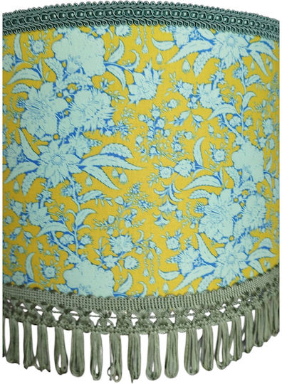 Oxygen Flowers Blue Ceiling Light with E27 Socket 35x20cm