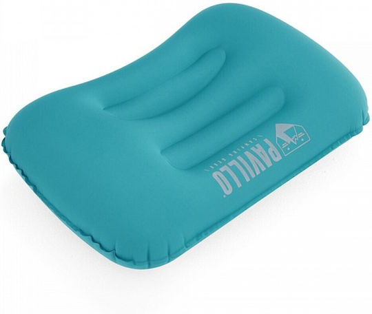 Bestway Umflat Pernă de călătorie cu husă de transport Albastru M47xL31cm
