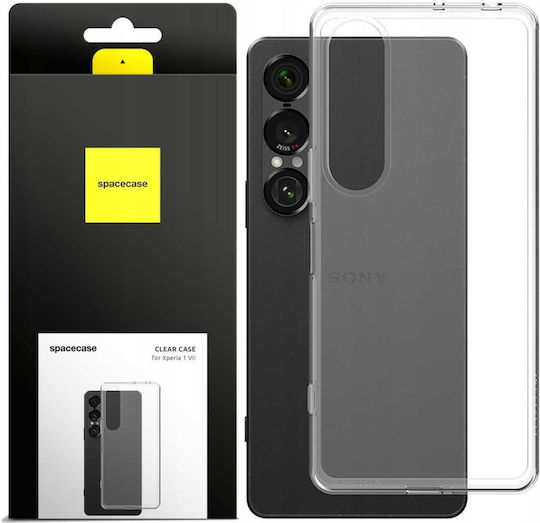 Spacecase Back Cover Silicon 1mm Transparent (Xperia 1 VII)