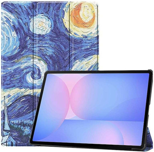 Husă Tabletă Samsung Galaxy Tab S10 FE Plus Skyddar Innovation Suport Multi-unghi Funcție Sleep Wake Foldpro Starry Night Set Autocolant