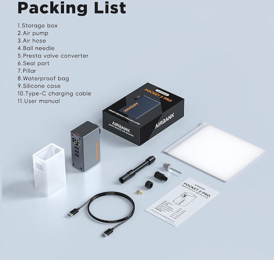 PRO AS220Pro Mini Τρόμπα Αέρος Χεριού