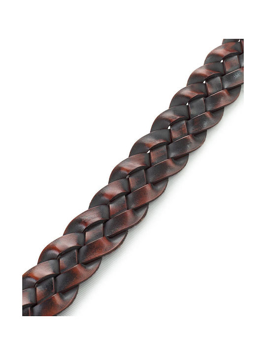 Men's Belt Leather Dark Brown
