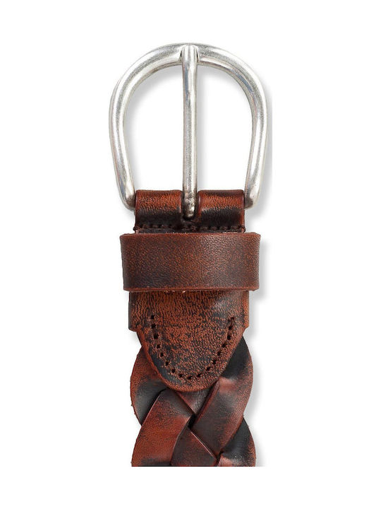 Men's Belt Leather Dark Brown