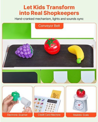 Vevor Wooden Kids Shop for 3+ Years