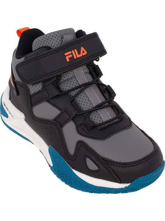 Memory Kids Sneakers High with Scratch Black