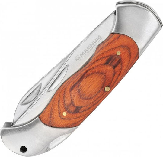 Boker Magnum Classic Hunter Σουγιάς Καφέ σε Θήκη