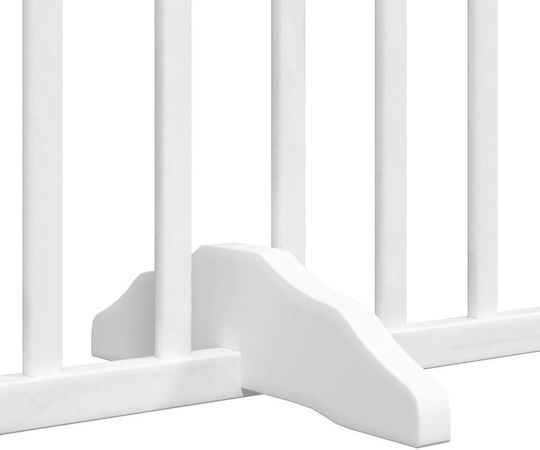 vidaXL Divider de verandă pentru Câini de Culoare Alb 320 x 90cm