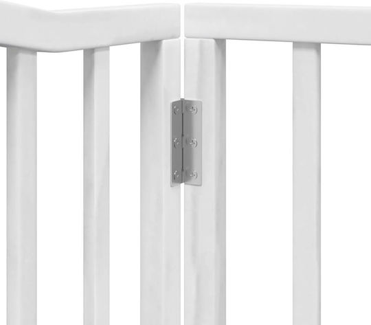 vidaXL Divider de verandă pentru Câini de Culoare Alb 320 x 90cm