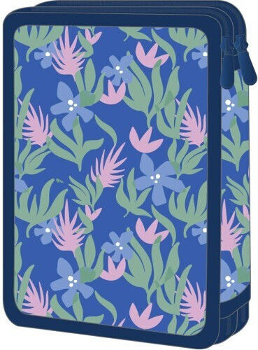 Must Team Lilo & Stitch Pencil Case Full with 2 Compartments Blue
