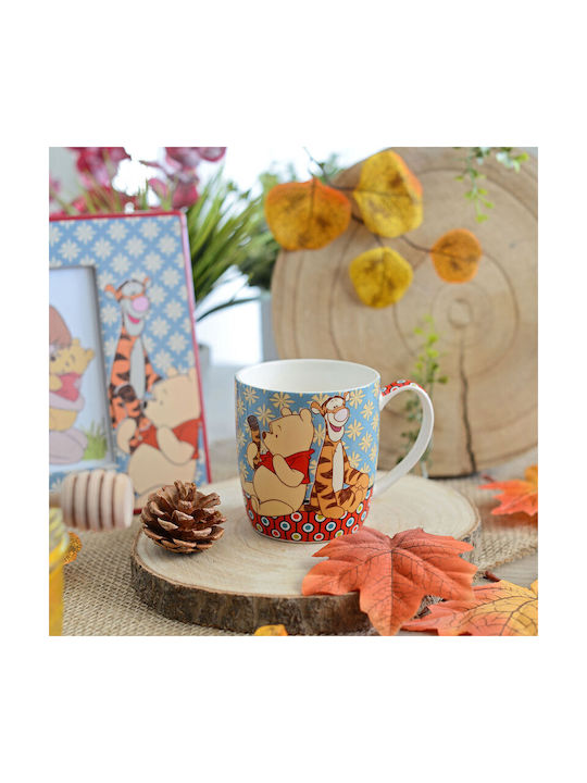 Disney Winnie The Pooh Tales Κούπα από Πορσελάνη Πολύχρωμη 360ml