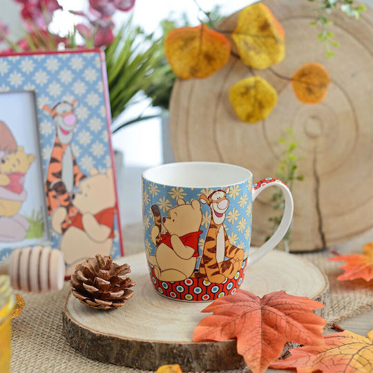 Disney Winnie The Pooh Tales Mug from Porcelain Multicolored 360ml