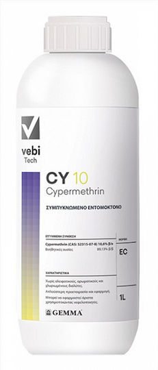 Gemma Vebi CY 10EC Υγρό για Κατσαρίδες / Μυρμήγκια / Μύγες 1000ml