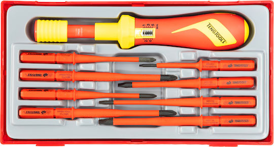 Teng Tools Set Electrician VDE 1000V Screwdrivers