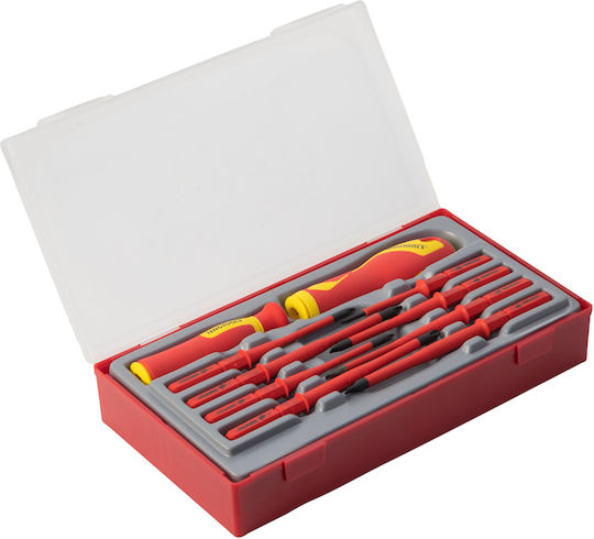 Teng Tools Σετ 10 Κατσαβίδια Ηλεκτρολόγου VDE 1000V
