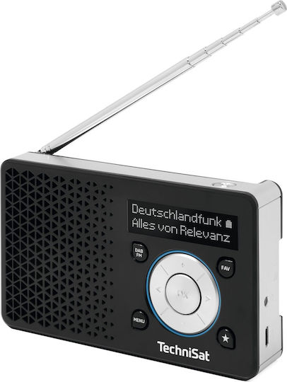 Technisat DigitRadio 1 A Φορητό Ραδιόφωνο Επαναφορτιζόμενο DAB+ Μαύρο