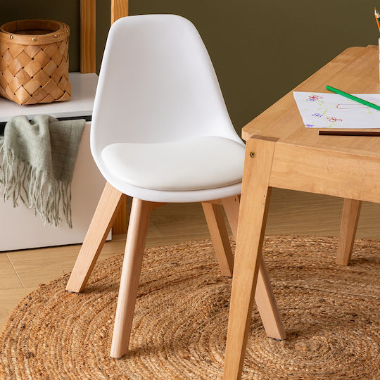 Kids Chair 31x38.5x55cm White