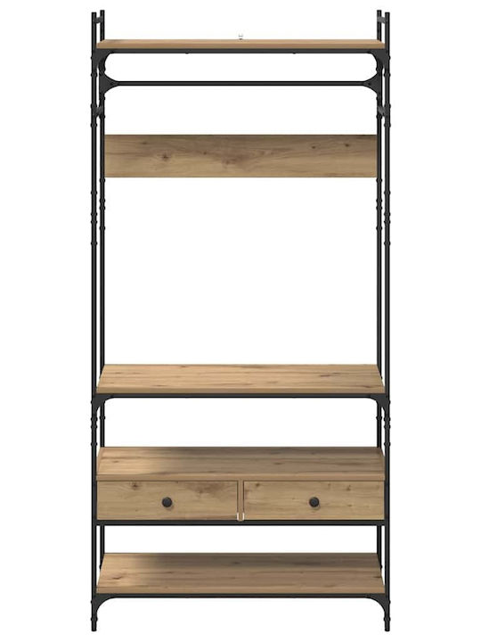 vidaXL Kleiderständer Braun 89x39x184.5cm