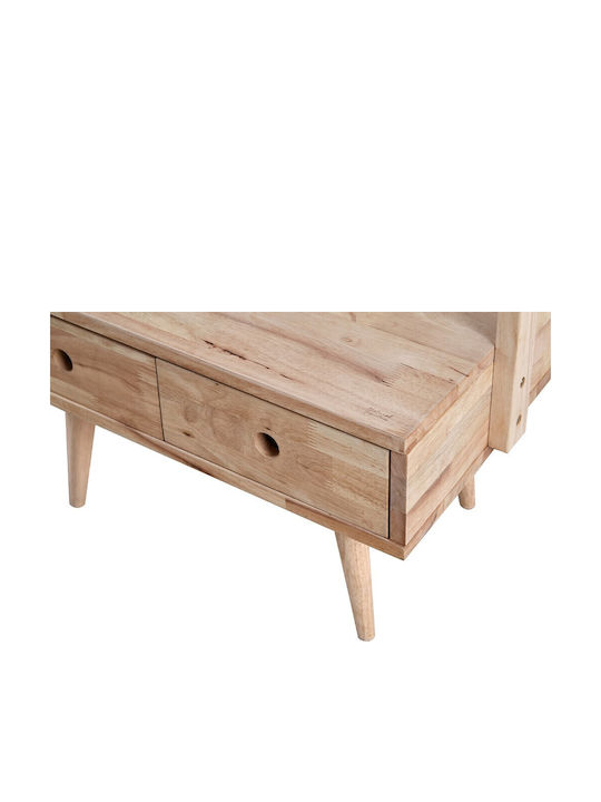 Cuier de podea din Lemn Bej 165.5cm