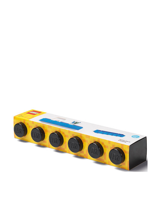 Raft Pentru Copii Tip Bibliotecă Montaj Pe Perete Negru 47.8x11.5x7.8cm