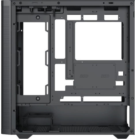 Xigmatek Osiris Gaming Midi-Turm Computergehäuse mit Seitenfenster Schwarz
