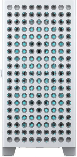 Cougar Airface Eco RGB Gaming Midi Tower Κουτί Υπολογιστή με Πλαϊνό Παράθυρο Λευκό