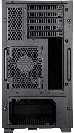 Silverstone SST-CS382 Mini tower Carcasă Calculator Negru