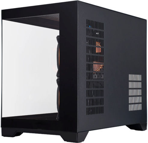 1STPLAYER MV6-TP Gaming Mini Tower Κουτί Υπολογιστή με Πλαϊνό Παράθυρο και ARGB Φωτισμό Μαύρο