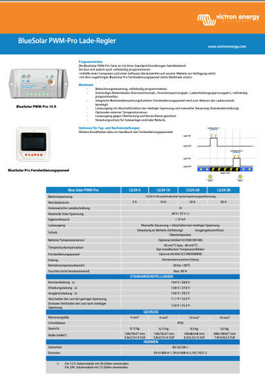 Victron Energy Temperature Sensor with Cable