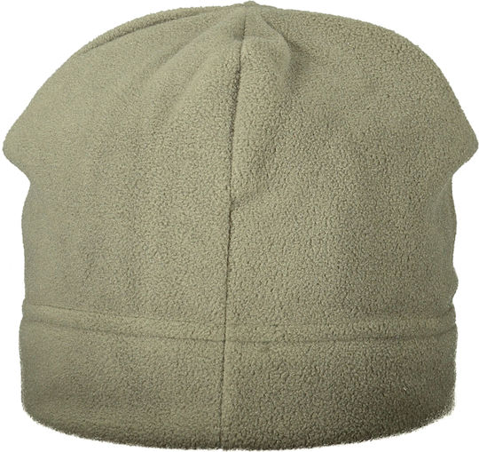 Set with Beanie Fleece Knitted in Green color