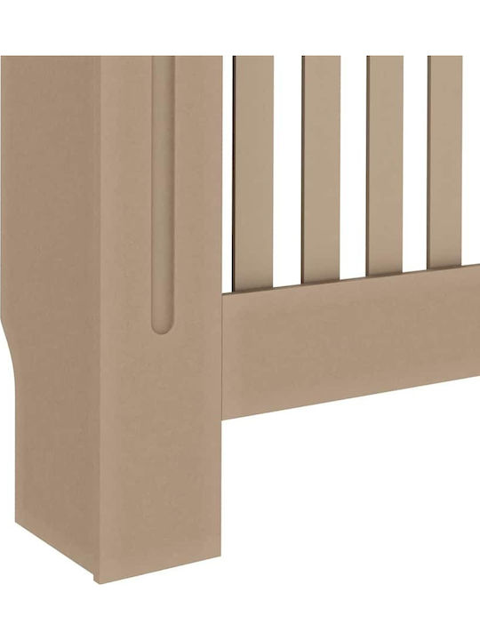 Vidaxl Капак за Радиатор 2 Бр Кафяв 112 X 19 X 81.5 См