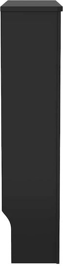 Vidaxl Καπάκι Καλοριφέρ 2 Pcs Μαύρο 78 X 19 X 81.5 Cm