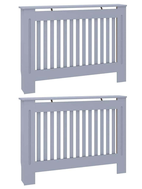 Vidaxl Покривка за Радиатор 2 Бр Грани 112 X 19 X 81.5 См