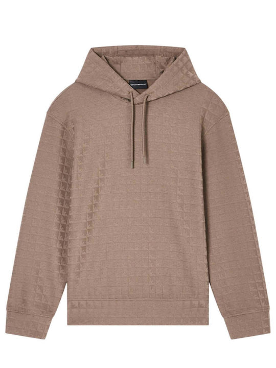 Sweatshirt with Hood Brown