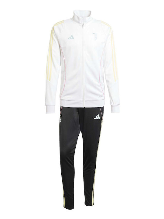 Juve Tk Suit Fußball Trainingsanzug Glänzend Weiß