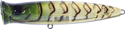 Künstlicher Fishus Lurenzo Ubuntu Popper 9,5cm Fs Flashy Shad