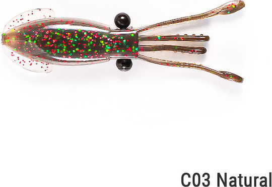 Σιλικονουχο Nikko Dappy Firefly Squid 7.6cm Clear