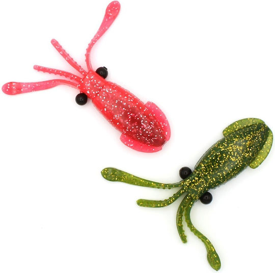 Σιλικονουχο Nikko Dappy Firefly Squid 7.6cm Moss Green