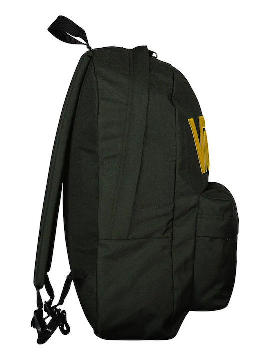 Vans Old Skool Drop V School Bag Backpack Junior High-High School Green with Water Bottle Holder 22Liters