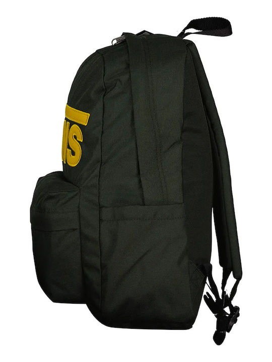 Vans Old Skool Drop V School Bag Backpack Junior High-High School Green with Water Bottle Holder 22Liters