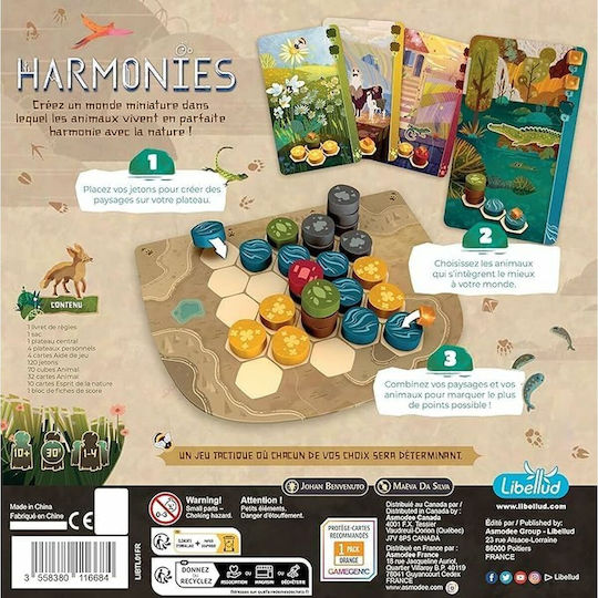 Brettspiel Harmonies für 1-4 Spieler 10+ Jahre (EN) Asmodee