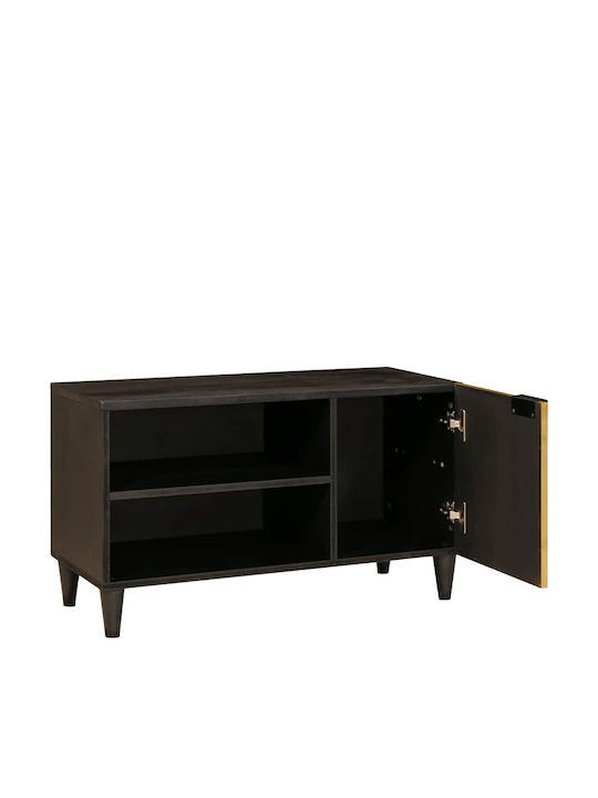 Шкаф за телевизор Black and Gold Д80xШ33xВ46см