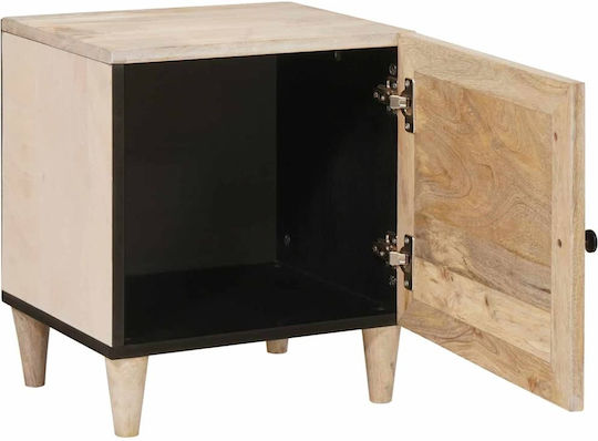 Bedside Tables Made of Solid Mango Wood 2 Pieces 40x33x46cm