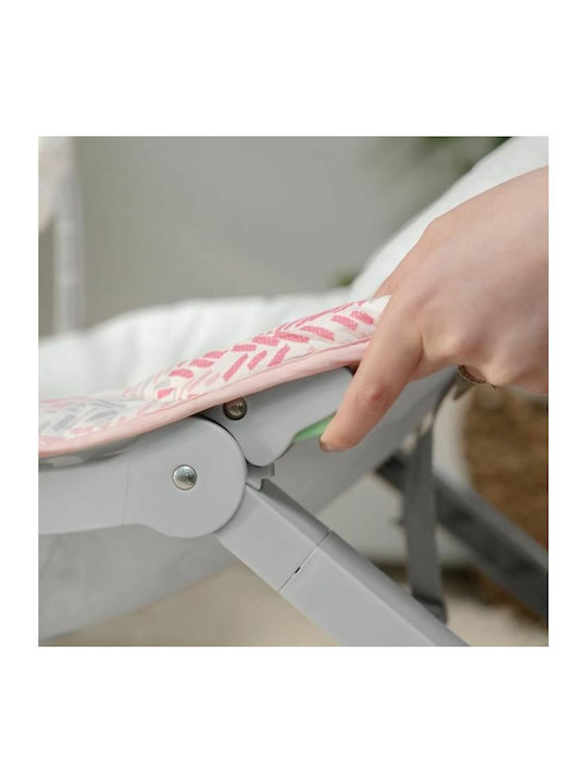 Ingenuity Elektrisch Baby Relax Schaukel mit Vibration Rosa für Kind bis 18kg