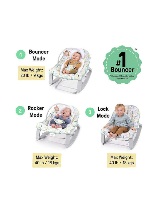Ingenuity Elektrisch Baby Relax Schaukel Keep Cozy mit Vibration Madi für Kind bis 18kg