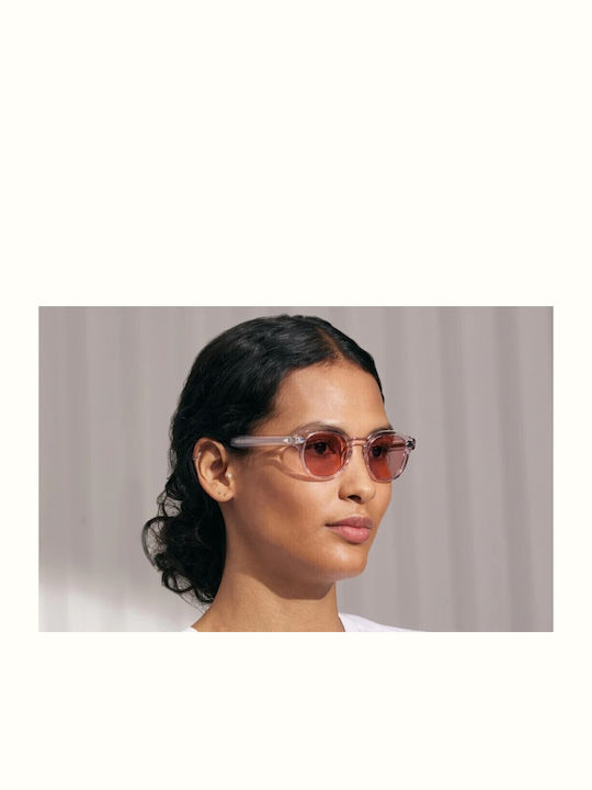 Moscot Lemtosh Unisex Sunglasses with Pink Plastic Frame and Pink Gradient Lens 426004