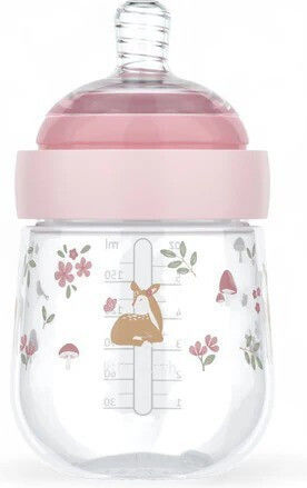Little Dutch Plastic Baby Bottle Fairy Garden Anti-Colic with Silicone Nipple for 0+, 0+ m, months Transparent 165ml