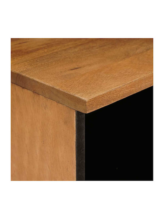 Bedside Table Made of Solid Mango Wood 40x33x46cm